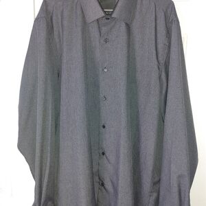 VERIDIC Men's long sleeve dress‎ shirt size 18 neck